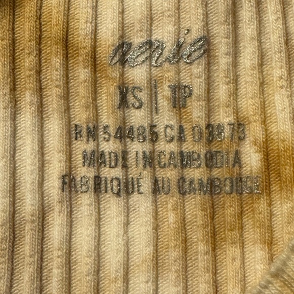 Aerie Rebel Cropped Tie Dyed Tank Top XS - Picture 5 of 8
